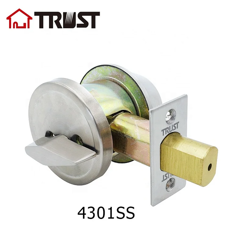 TRUST 4301-SS Deadbolt lock set cylinder commercial grade locks Factory Direct Price