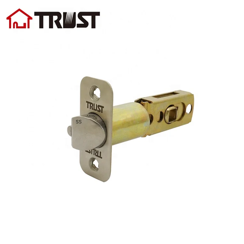TRUST TL6871G2SS Adjustable Deadlatch 60 or 70mm, Keyless Entry Door Lock Replacement Latch, Smart Door Lock Deadlatch, Security Door Latch