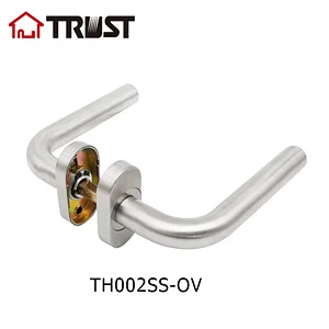 TRUST TH002-SS-OV Manufacturer Stainless Steel Hollow Lever Handle For Apartment