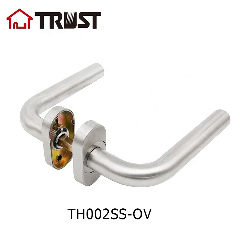 TRUST TH002-SS-OV Manufacturer Stainless Steel Hollow Lever Handle For Apartment