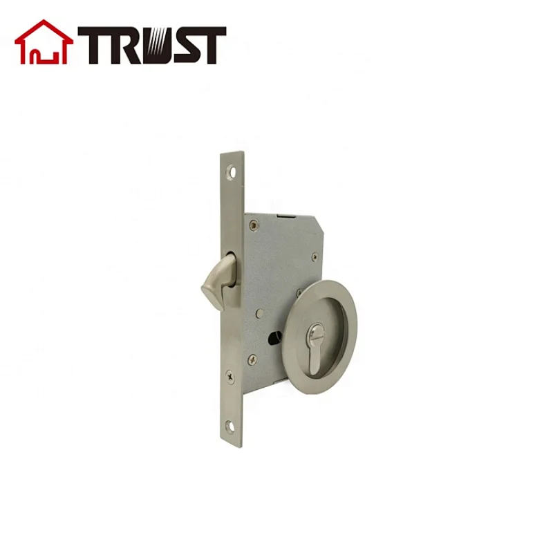 TRUST SD50-37EUBKSS  Bathroom Sliding Cavity Door Lock With Cylinder