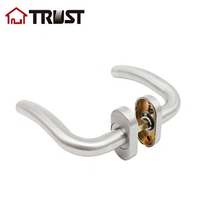TRUST TH007-SS-OV Competitive Price SUS304 Hollow Door Hardware Design Exterior Lever Handle Lock