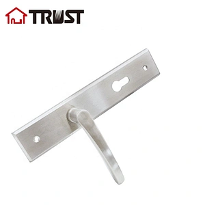华信TP20-TH039SS 方角不锈钢面板执手锁 室内防盗门面板拉手门锁