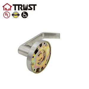 TRUST 4570-SN Grade 2 Commercial Duty Cylindrical Lever Lockeset, ADA, UL Rated, Satin Nickle US26D