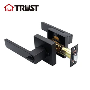 TRUST 6912-MB  ANSI Grade 3 Zamak Lever Tubular Latch Privacy Bathroom Door Handle Lock