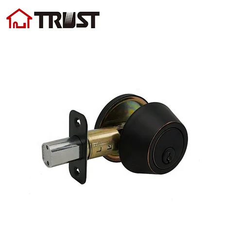 TRUST 7301-RB American Tubular Deadbolt  ANSI Grade 3  Lock  For Single Open