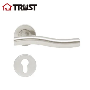 TRUST TH010-SS Stainless Steel 304 Door Lock Handle Bedroom Bathroom Hollow Tube Handle