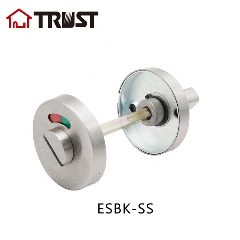 华信TH001-SS-ESBK 304不锈钢执手锁 欧标分体锁机械门锁 简约室内房门浴室卫生间门锁