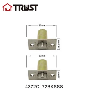 TRUST 4371CL72ETSSS Cylindrical Knob Lock Door Latch SS304 Latch Entry Door Bolt