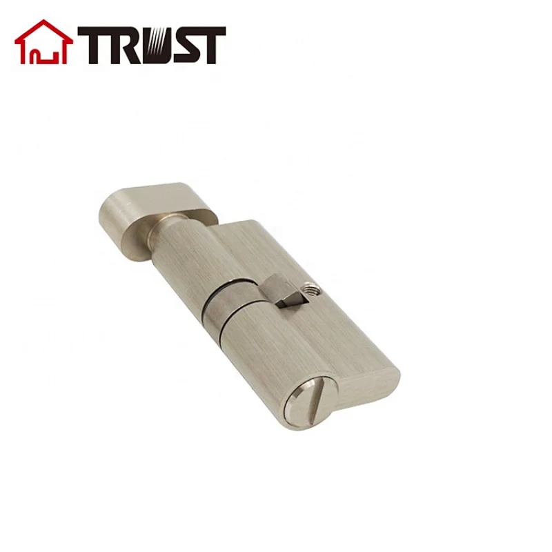 TRUST BK70-SN-T01 Euro Profile Toliet Cylinder Bathroom Lock Cylinder with knob