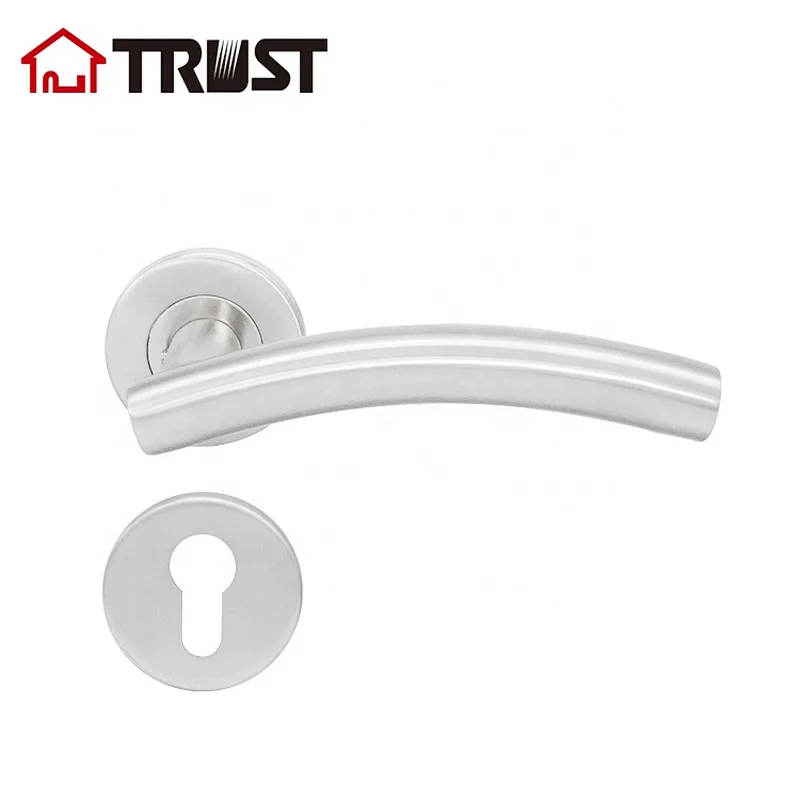 TRUST TH008-SS Stainless steel 304 lever door handle for entry doo