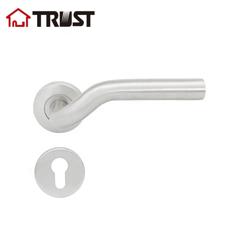 TRUST TH006-SS Fashionable Double-Sided Push-Pull Stainless Door Handle for Wood Steel Door