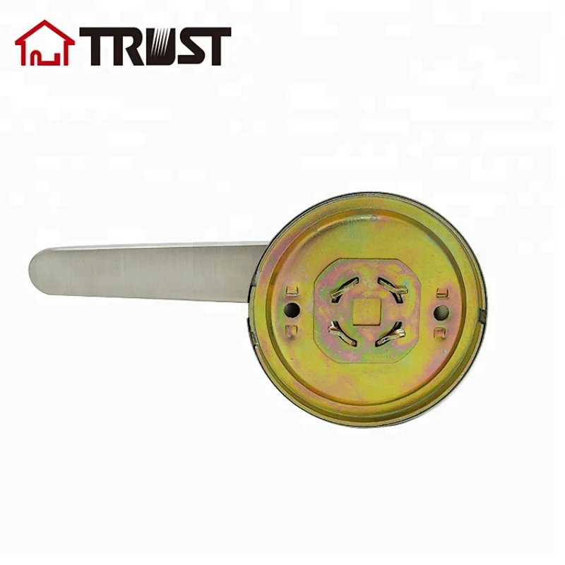 TRUST 3410-SN Dummy Lever Door Handle for Closets with Single Side, Non-Turning with a DoorBumper Wall Protectors