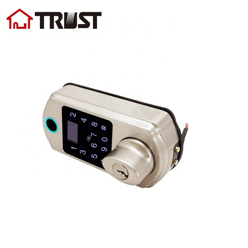 TRUST 9301-SN Smart Lock Keyless Entry Door Lock Deadbolt-Electronic Keypad Deadbolt Lock with Auto-Lock,10 Customizable User Codes,Easy to Install and Program,Security Smart Door Lock for Home