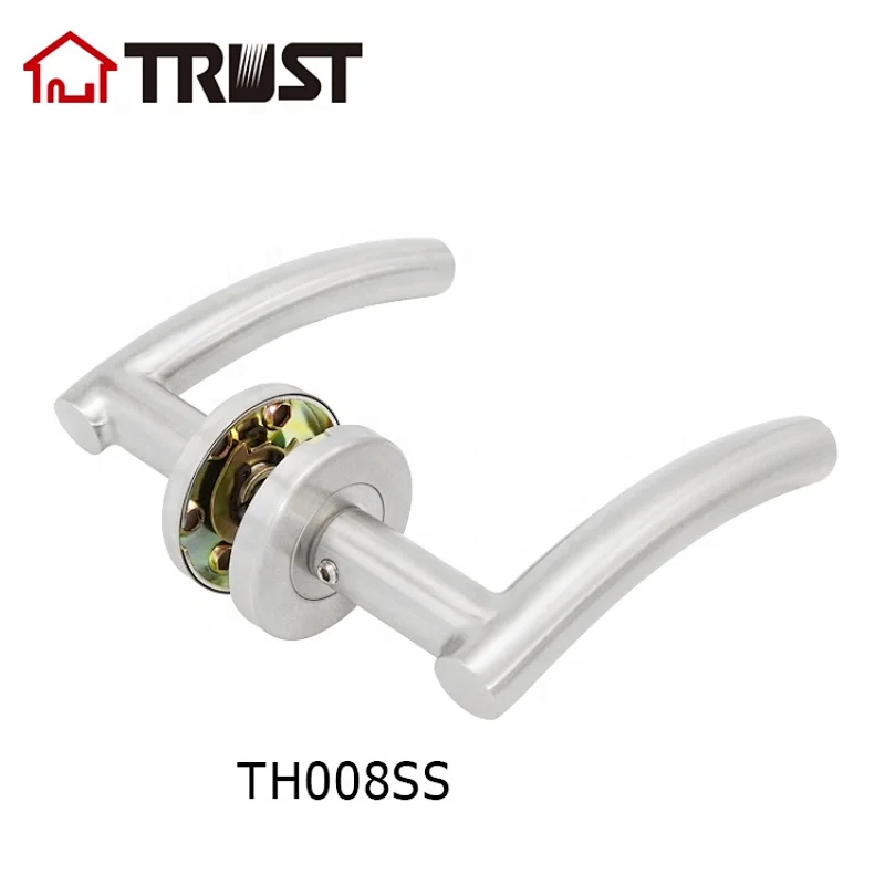 TRUST TH008-SS Stainless steel 304 lever door handle for entry doo
