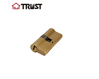 Trust B70-SB China Euro Profile double side cylinder Brass 70mm Computer Key Lock Cylinder