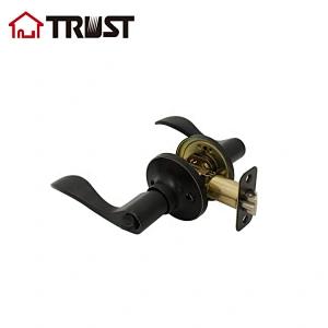 TRUST 6461-RB  Oil Rubbed Bronze ANSI Grade 3  Entry Lock Tubular Lever Lock For Residential Door