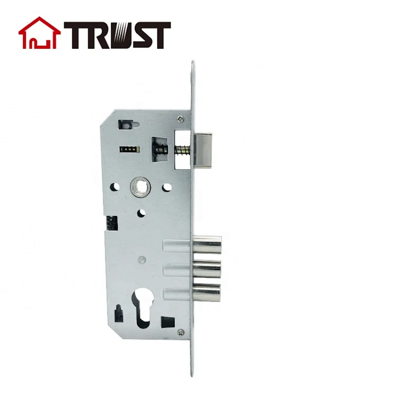 TRUST 8540-3R SS Mortise Lock With 40MM Backset Handleset and Lever Entrance