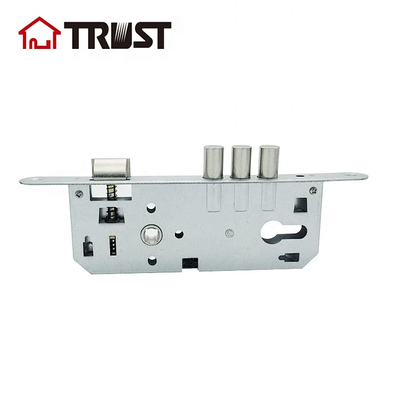 TRUST 8540-3R SS Mortise Lock With 40MM Backset Handleset and Lever Entrance