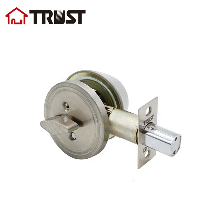 TRUST 7301-SS ANSI Grade 3 Standard Duty Deadbolt Lock In Satin Stainless Finish