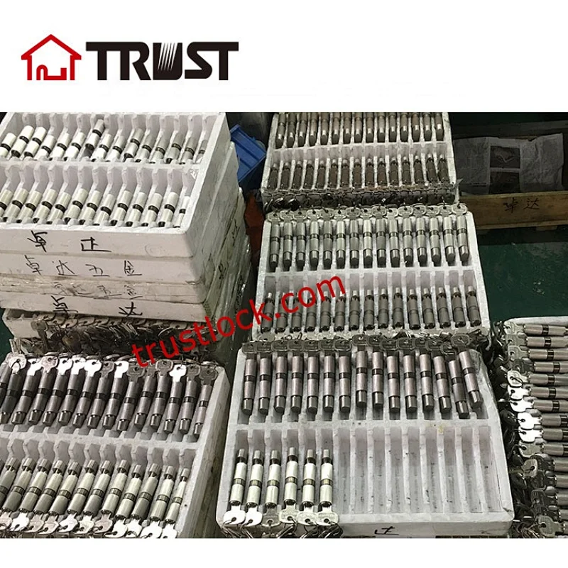 TRUST A70-SN-L01 Brass Euro Profile Thumb Turn 5 Pin Lock Cylinder Euro door cylinder lock high quality