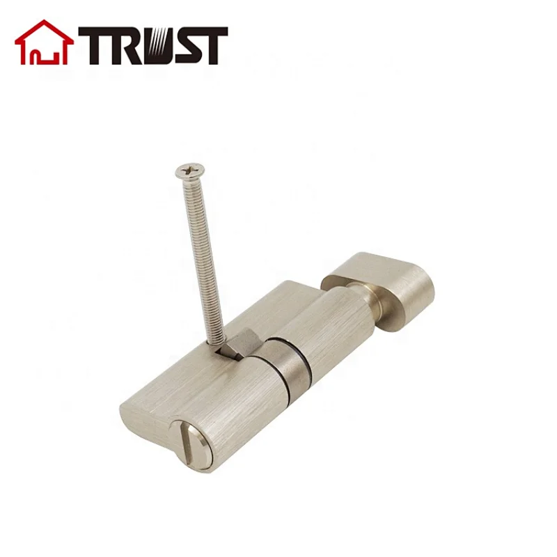 TRUST BK70-SN-T01 Euro Profile Toliet Cylinder Bathroom Lock Cylinder with knob