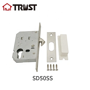 TRUST SD50-SS   Sliding Cavity Door Lock SUS304 Mortise Lock