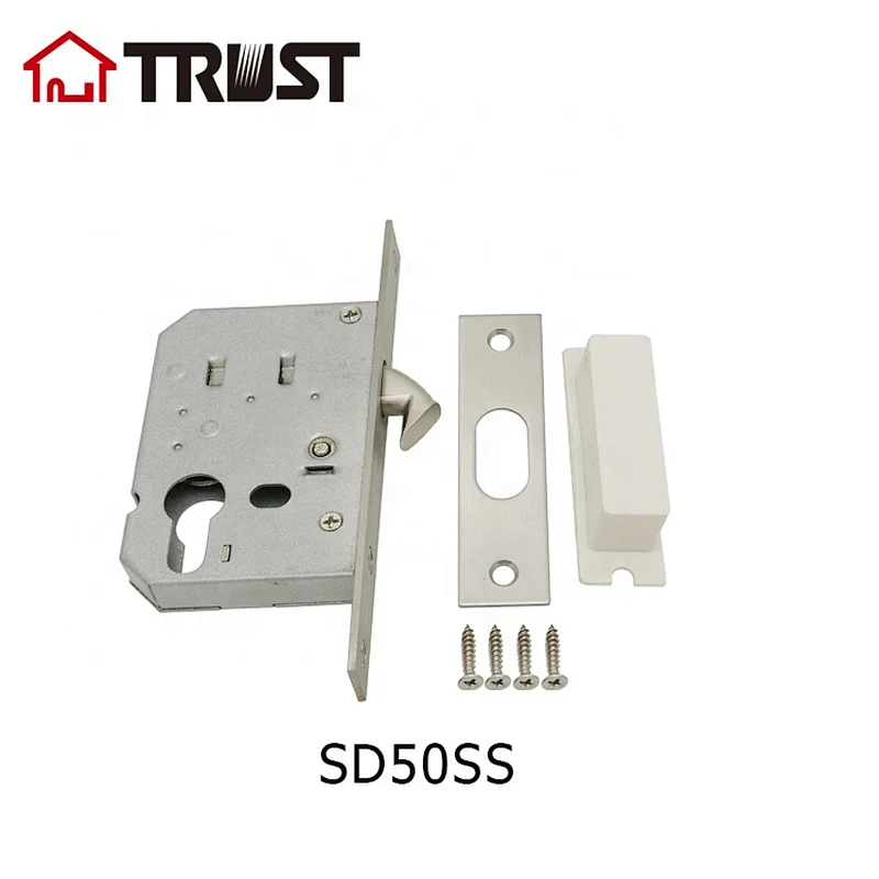 TRUST SD50-SS   Sliding Cavity Door Lock SUS304 Mortise Lock