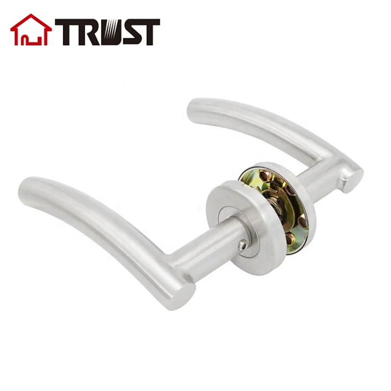 TRUST TH008-SS Stainless steel 304 lever door handle for entry doo