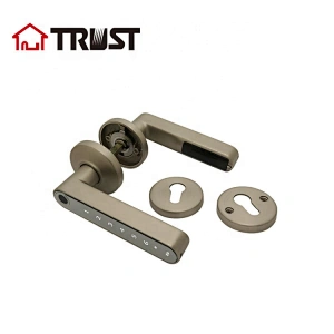 TRUST 9402-PN Keyless Entry Door Lock w/ Electronic Keypad Bluetooth APP SmartKey, Smart Deadbolt Door Lock Easy Install, Smart Lock for Home Apartment Office Hotel