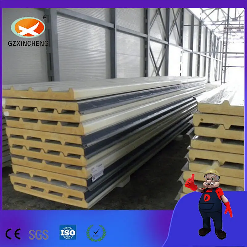 rock wool roof sandwich panel