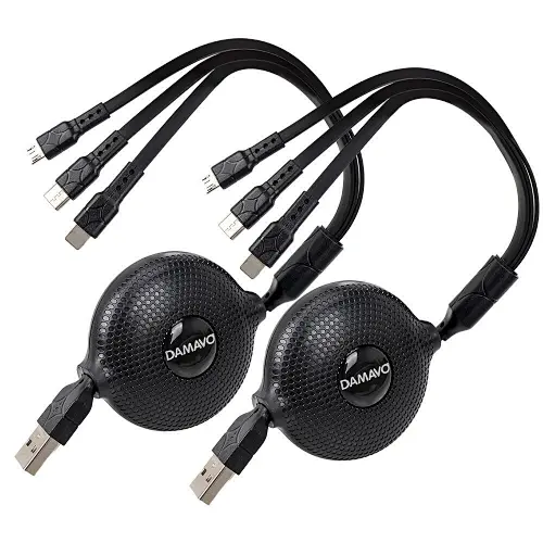 retractable usb c cable