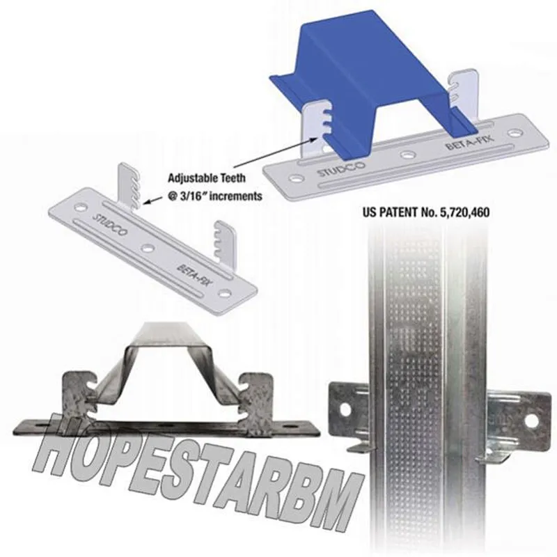 Galvanized Keel Accessories for Australian style Adjust Furring Channel Clip
