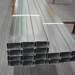 Cold Formed C Stud U Track Drywall Partition Light Steel Keel