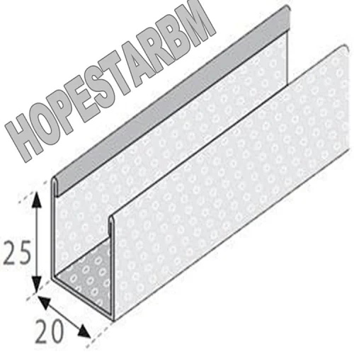 High Zinc Coating Galvanized Steel Profile C Stud 20*25 for Chile Market