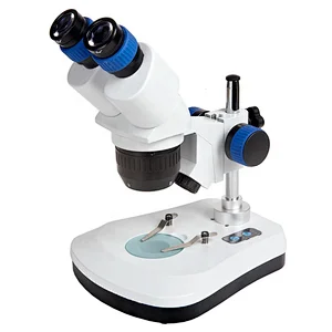 Stereo Microscope, 1x2x/1x3x/2x4x, Pole Stand, Dial Switch