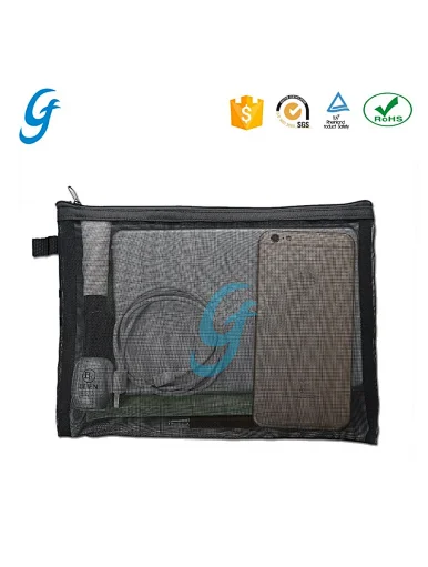 mesh cosmetic bag