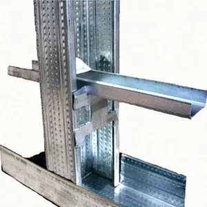 Light Type Light Steel Materials Frame House Galvanized Steel Drywall Metal Stud And Track