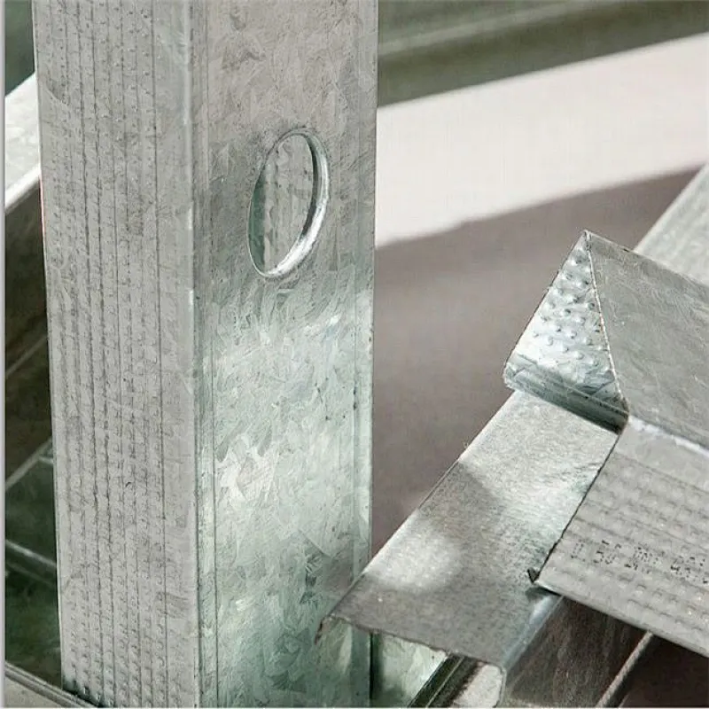 Metal Stud And Track Roll Forming Machine C Stud And U Track Metal Double Furring Channel Sizes Steel