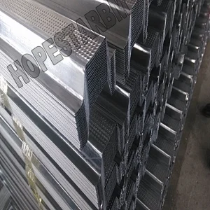 Galvanized perfil omega furring cannel paral