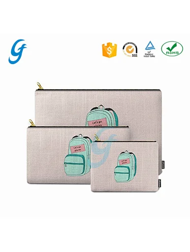 cotton cosmtic bag