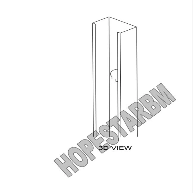 Sistema de pared de postes de acero de buena venta promocional al mejor precio
