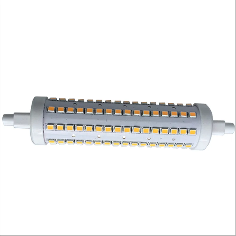Dimmable Led R7s Led R7s 5w 10W 12w 15w 135MM 128SMD 85-265v R7S Bulbs White/single Color -40 - 50 Aluminum +PC Fredlighting 80