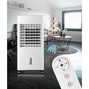Digital Evaporative Air Cooler with Remote,  6L , 65W Cooling, 2000W Heating, 12 hours timer, RLL04-18JR