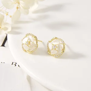silver dangle clip on earrings