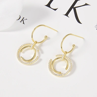 thick small silver hoop earrings