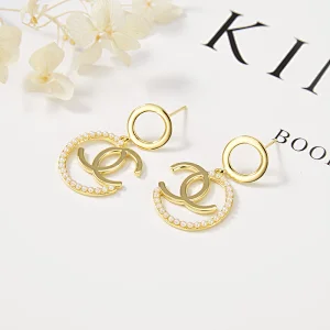 matte silver earrings