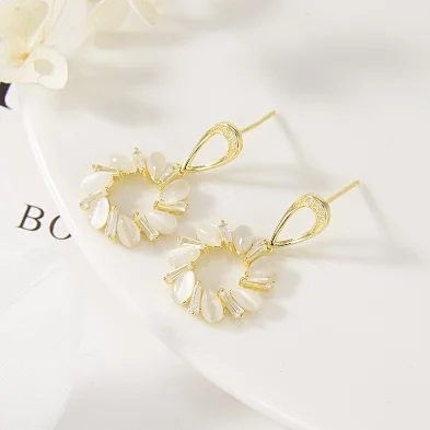 silver frog earrings