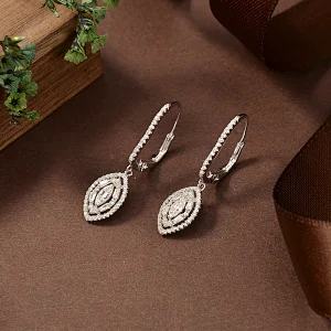 silver face earrings