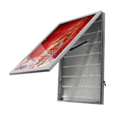 Caja de luz delgada para exteriores